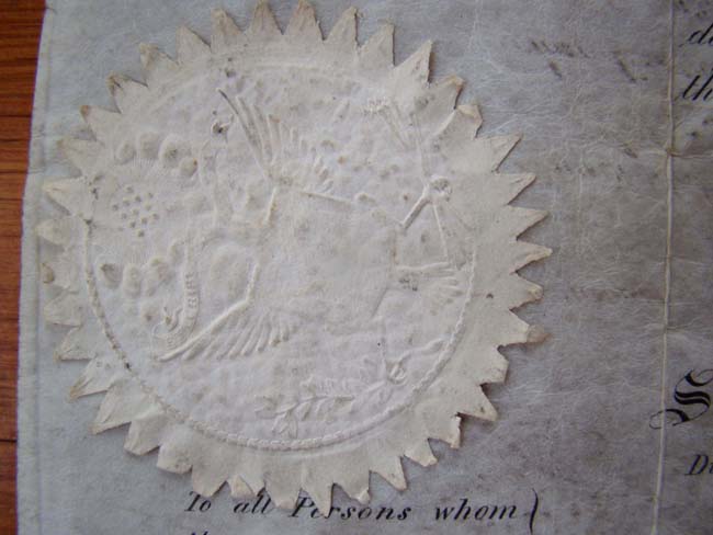 A rare President JOHN QUINCY ADAMS signed ships passsport dated May 4, 1826 — image 3